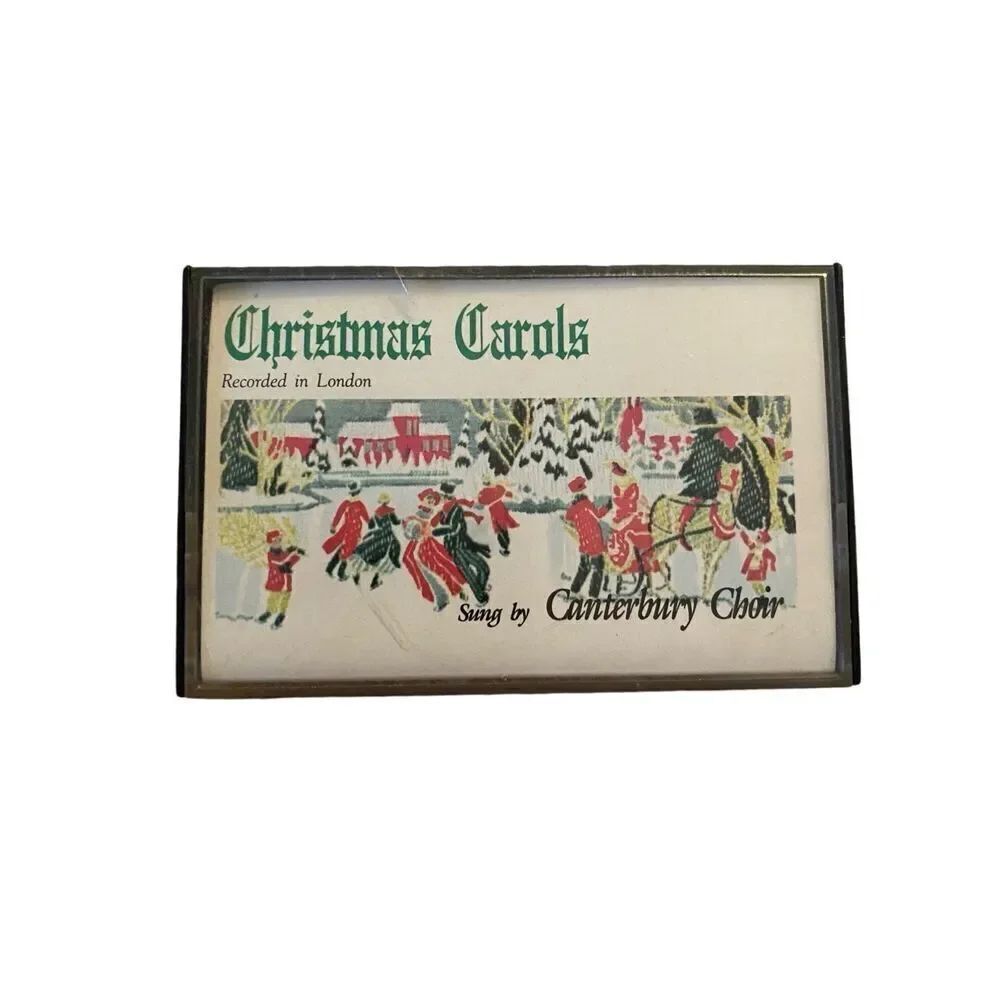 1986 Christmas Carols By Canterbury Choir Cassette Tape Music